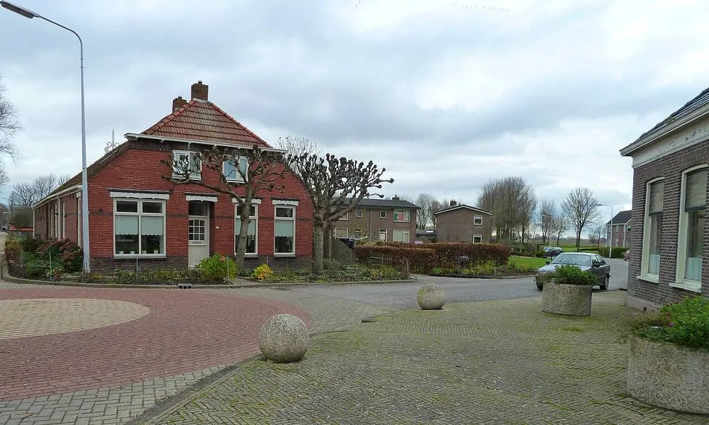 Warfstermolen: Warfstermolen - driesprong De Warf - Gruytsweg